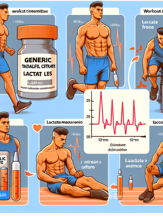Effet du Tadalafil Citrate (Cialis Générique) sur le taux de lactate pendant les entraînements anaérobies