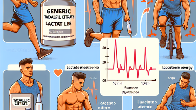 Effet du Tadalafil Citrate (Cialis Générique) sur le taux de lactate pendant les entraînements anaérobies