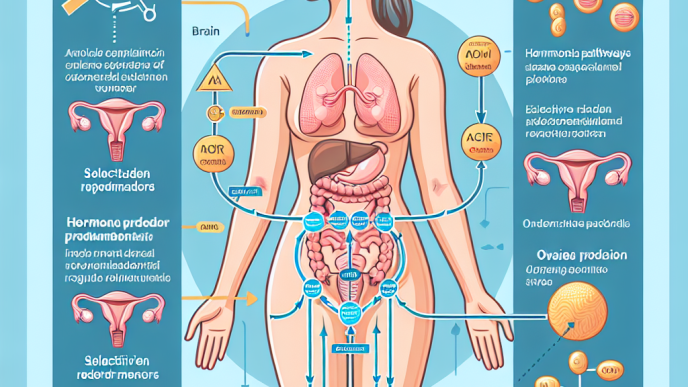 Influence des SARMs sur la production d'hormones d'état chez la femme