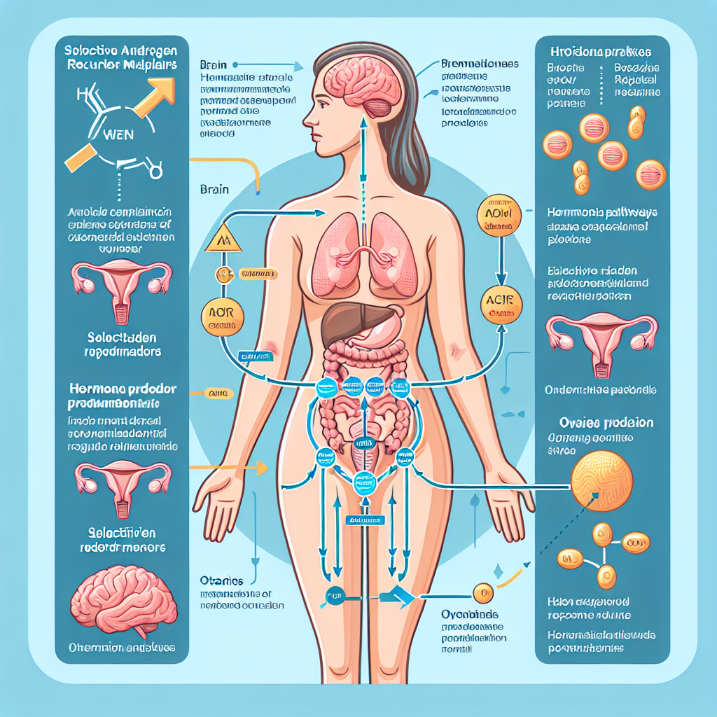 Influence des SARMs sur la production d'hormones d'état chez la femme