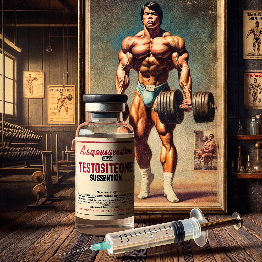 La suspension de testostérone (aqueuse) dans l'esprit du bodybuilding « à l'ancienne »