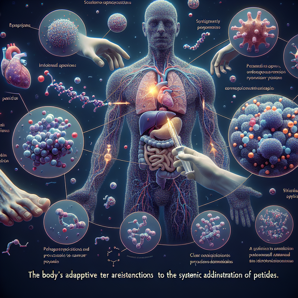 Réactions adaptatives de l'organisme à l'administration systémique de peptides