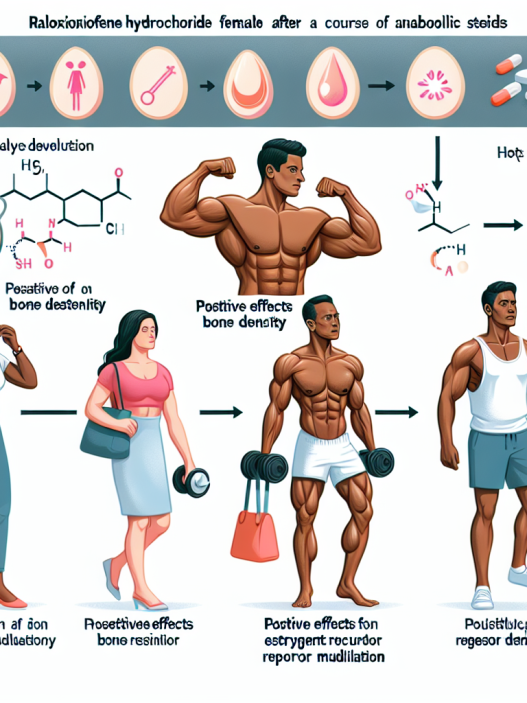 Caractéristiques du chlorhydrate de raloxifène chez les femmes après une cure de stéroïdes anabolisants