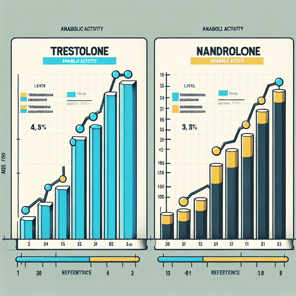 Comparaison de Trestolone et de nandrolone selon leur activité anabolique