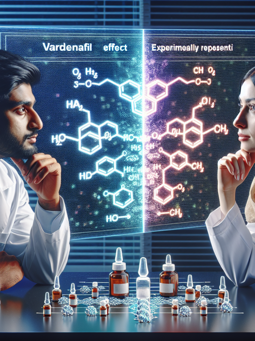 Effet comparatif du Vardenafil chez l'homme et la femme (expérimentalement)