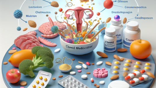 Interaction du Clomid avec les nutriments de l'alimentation