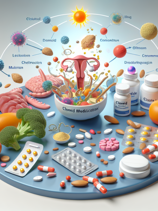 Interaction du Clomid avec les nutriments de l'alimentation