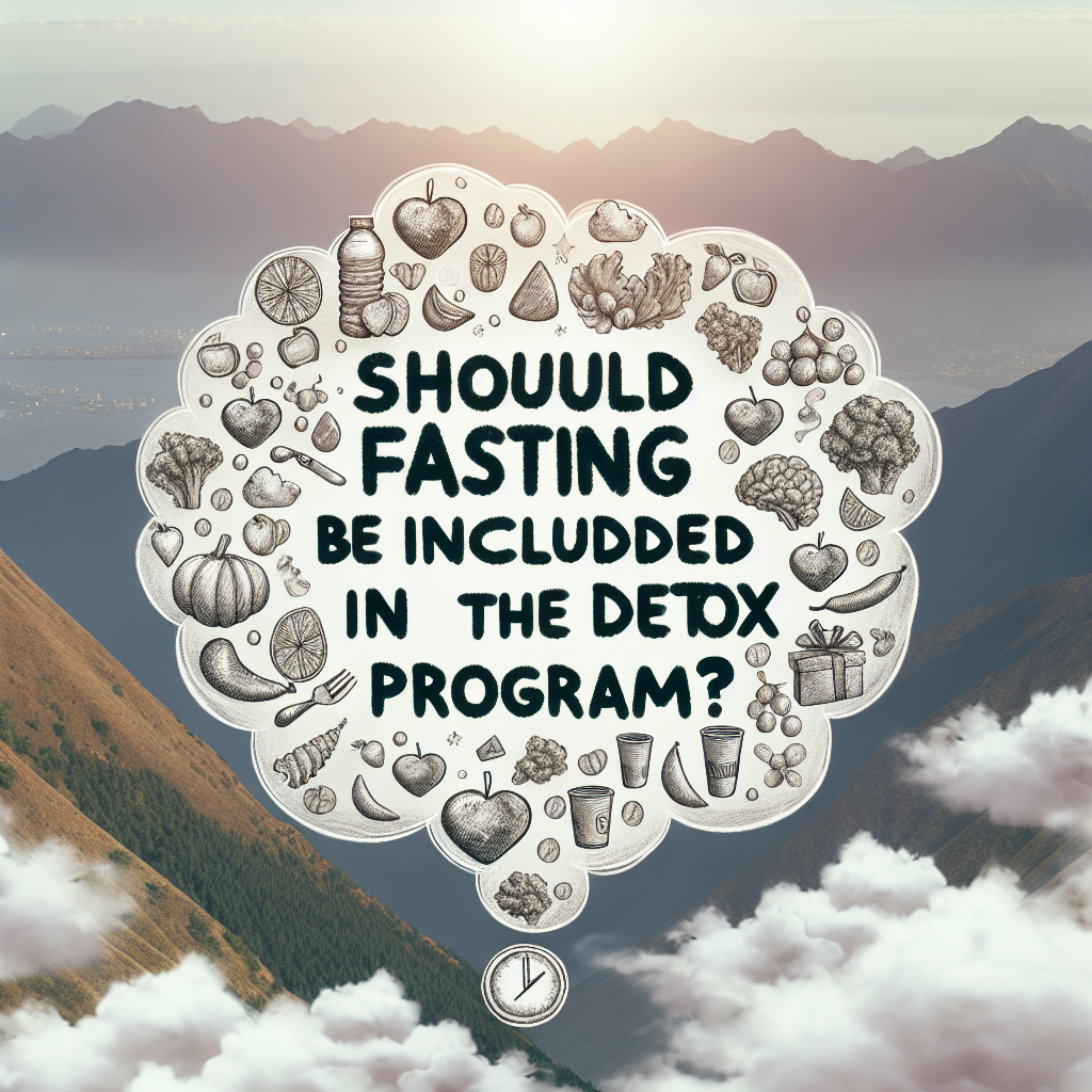 Le jeûne doit-il être inclus dans le programme de détoxification ?