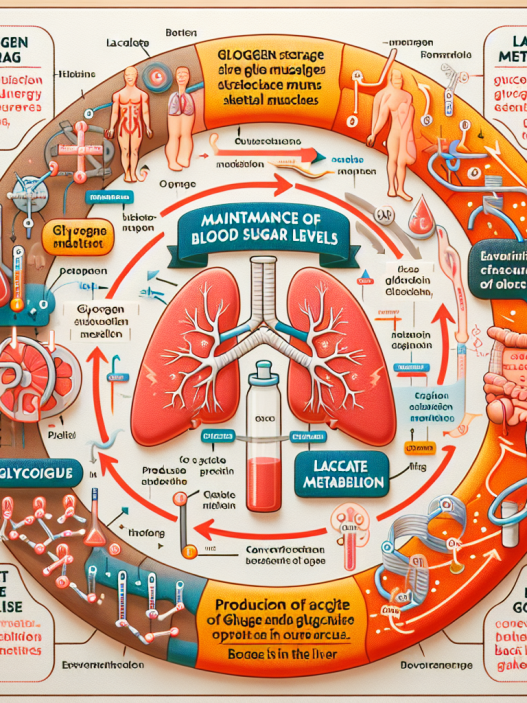 Maintien de la glycémie et effet sur le métabolisme du lactate dans les muscles