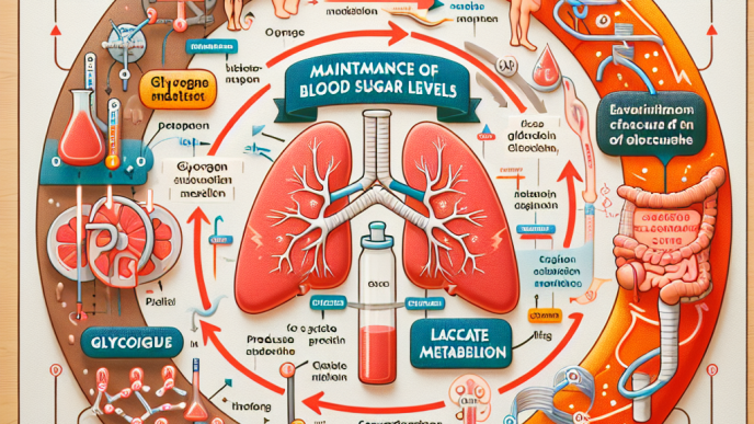 Maintien de la glycémie et effet sur le métabolisme du lactate dans les muscles