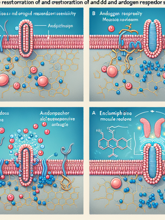 Restauration de la sensibilité des récepteurs aux androgènes grâce à l'enclomifène