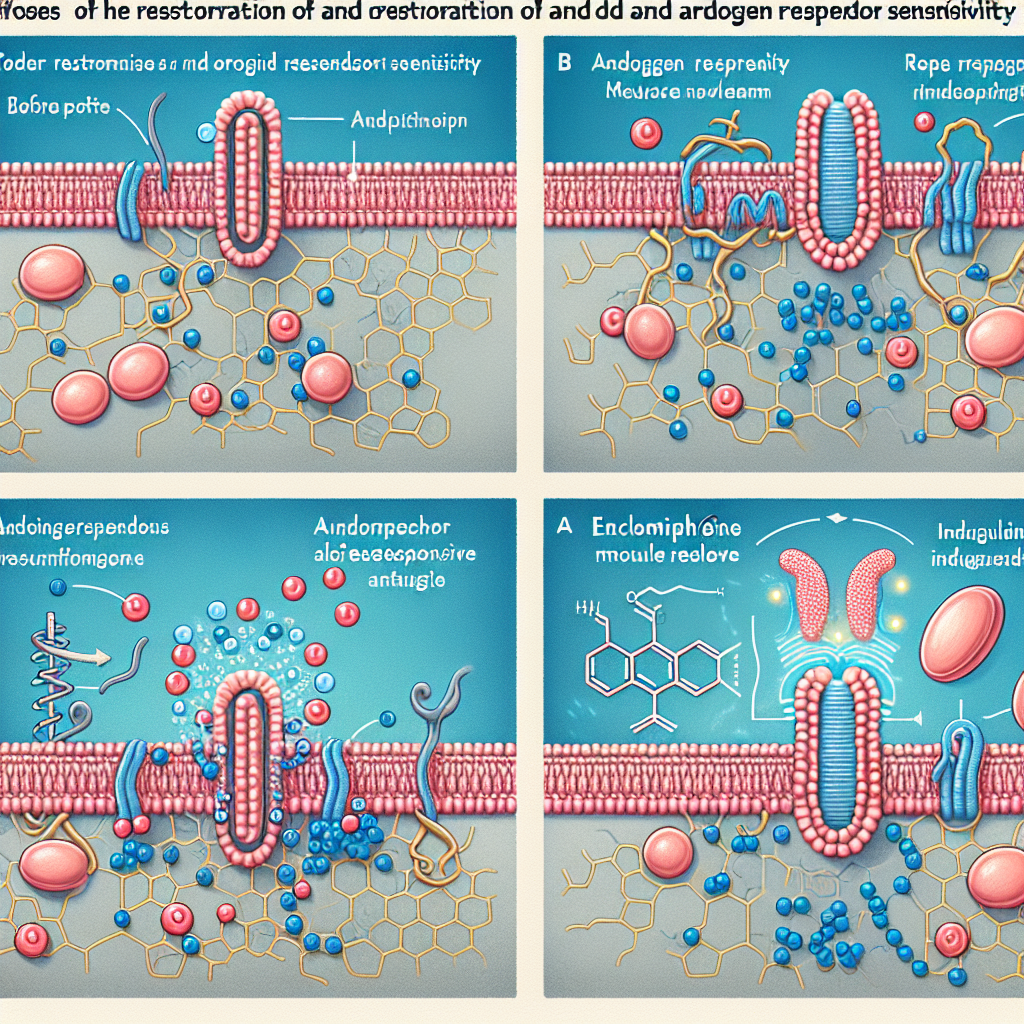 Restauration de la sensibilité des récepteurs aux androgènes grâce à l'enclomifène