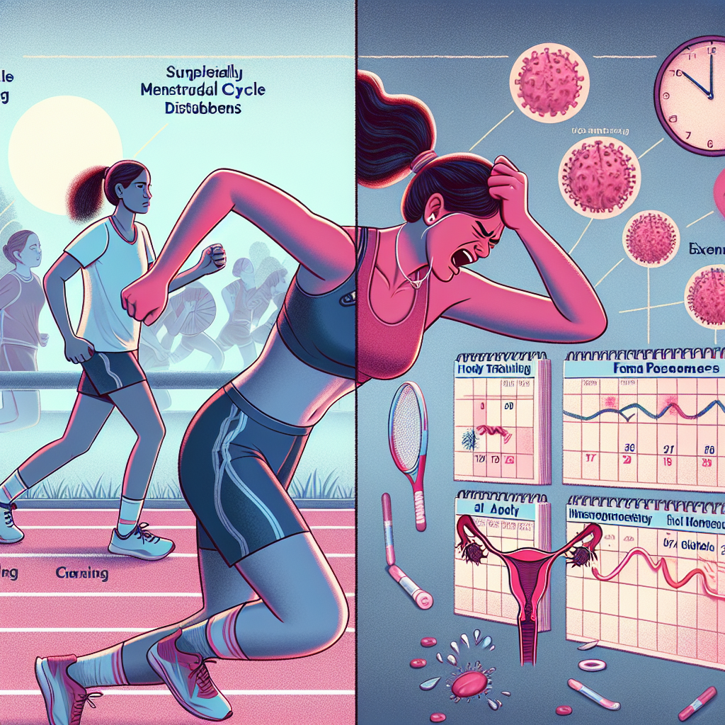 Troubles du cycle menstruel dus au stress chronique chez les athlètes féminines