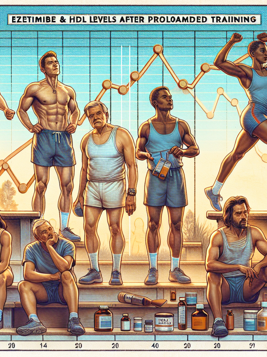 Effet de l'ézétimibe sur le taux de HDL chez les sportifs après un entraînement prolongé