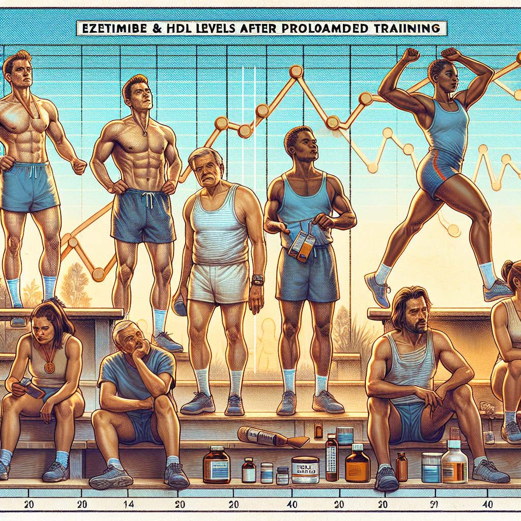 Effet de l'ézétimibe sur le taux de HDL chez les sportifs après un entraînement prolongé
