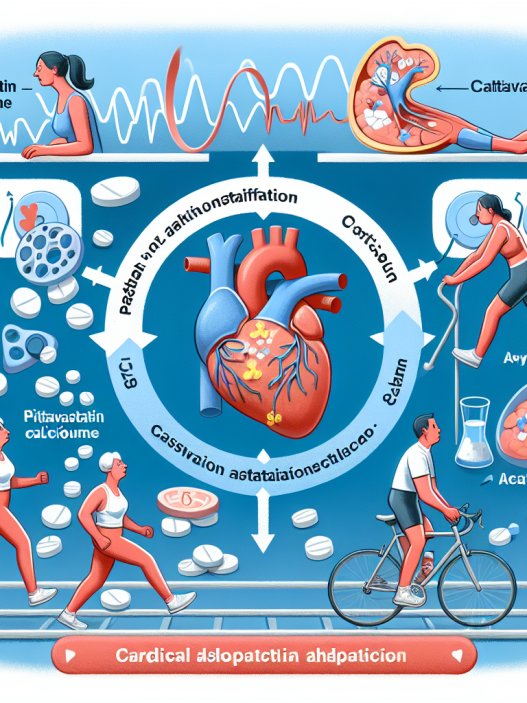 Effet de la pitavastatine calcique sur l'adaptation cardiaque à l'effort