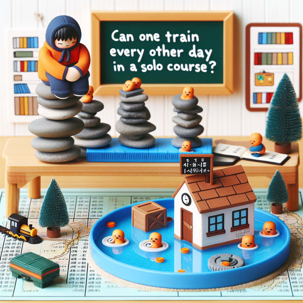 Est-il possible de s'entraîner un jour sur deux pendant un cours solo ?