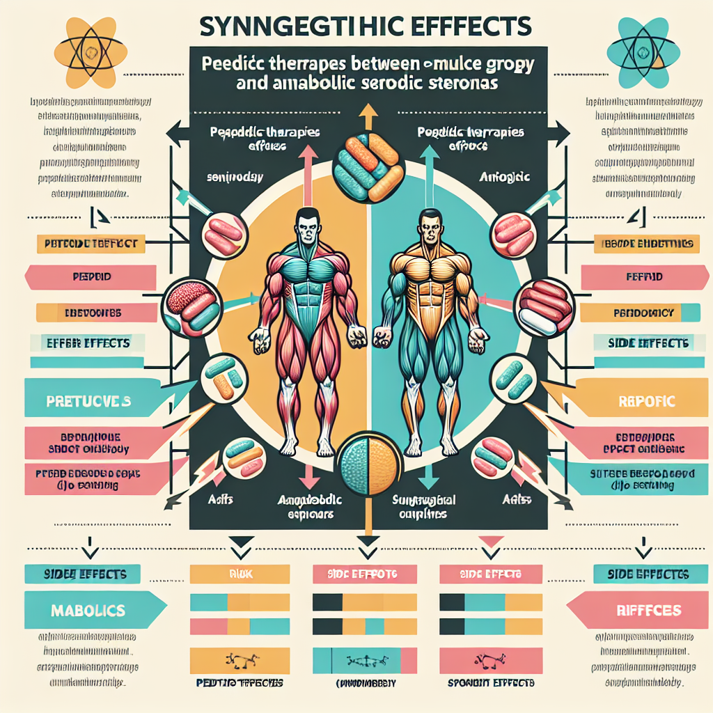 Synergie des cures de peptides avec les stéroïdes anabolisants