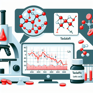 Tadalafil et réduction du taux d'acide lactique dans le sang