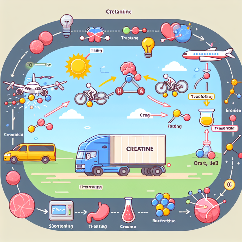 Transport de la créatine : son influence sur celui-ci