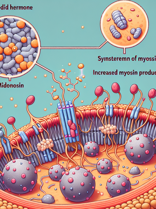 Utilisation de stéroïdes pour augmenter la synthèse de myosine