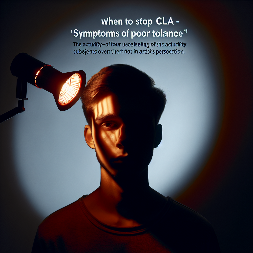 CLA : quand arrêter le CLA (signes de mauvaise tolérance)